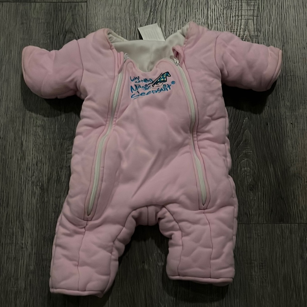 Size small pink and yellow magic merlin suits!